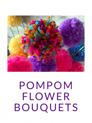 Pompom Flower Bouquets